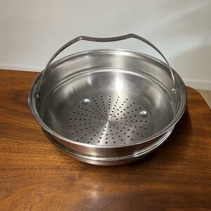 Tramontina Steamer Basket Insert Folding Handle 8.5" Stainless Steel